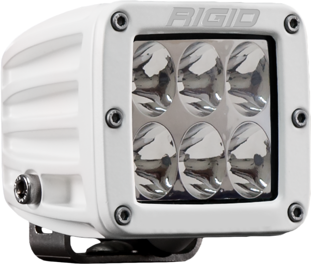 Picture of Hybrid Driving Surface Mount White Housing D-Series Pro RIGID Industries