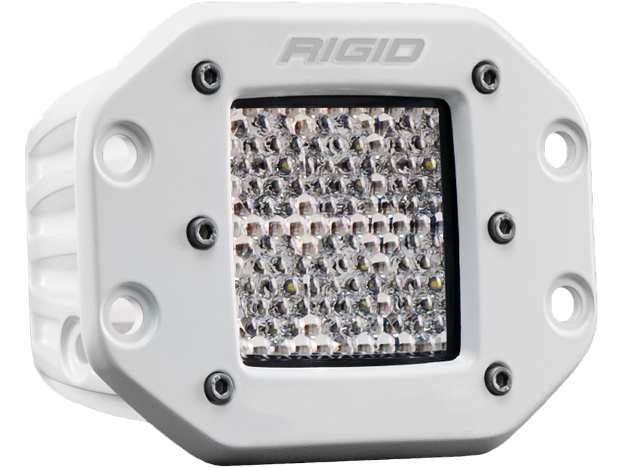 Picture of Hybrid Diffused Flush Mount White Housing D-Series Pro RIGID Industries