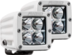 Picture of Hybrid Flood Surface Mount White Housing Pair D-Series Pro RIGID Industries