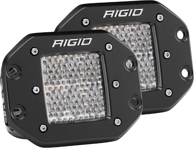 Picture of Diffused Flush Mount Pair D-Series Pro RIGID Industries