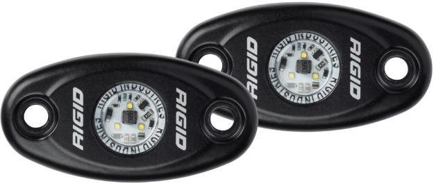 Picture of High Power Black Housing Amber Pair A-Series RIGID Industries