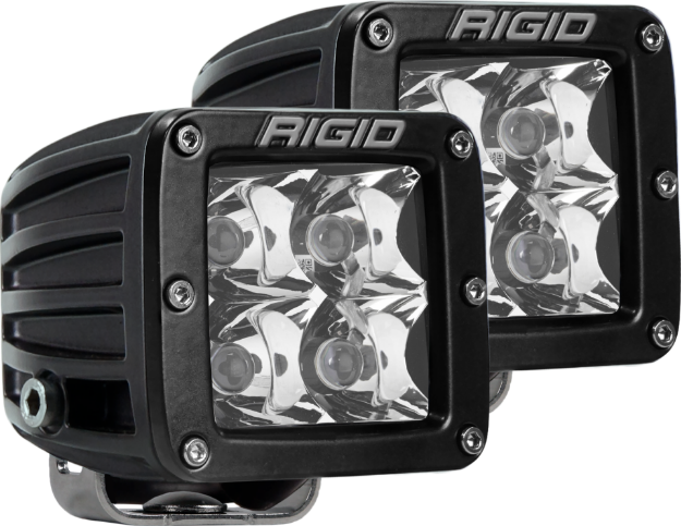 Picture of Spot Surface Mount Black Pair D-Series Pro RIGID Industries