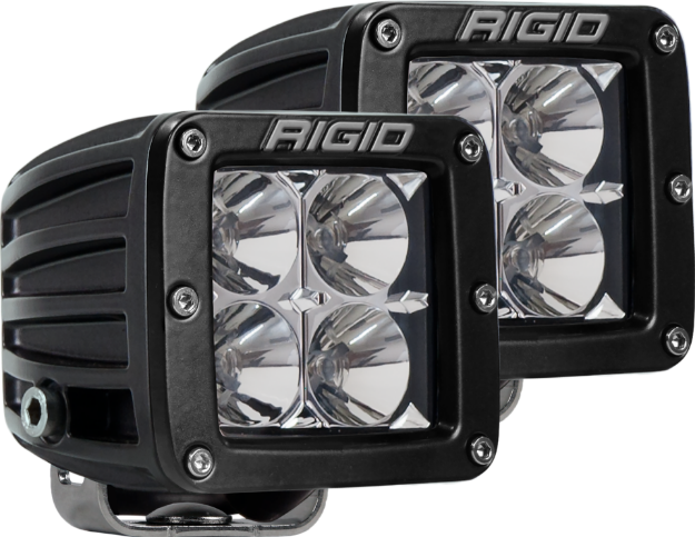 Picture of Flood Surface Mount Black Pair D-Series Pro RIGID Industries