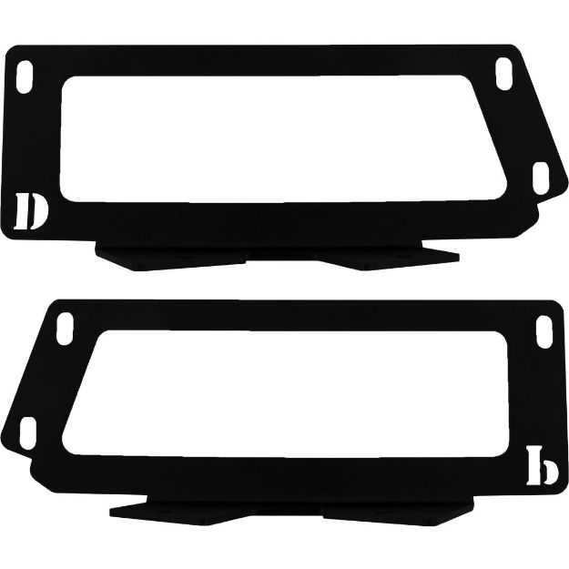 Picture of RAM Fog Light Mounts 10-18 Dodge Ram 2500/3500 / 09-12 Ram 1500 D-Series Pro RIGID Industries