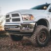 Picture of 2010-2019 RAM 2500/3500 Light Bar Bumper Mount Fits RIGID 20 or 40 Inch LED Light Bar
