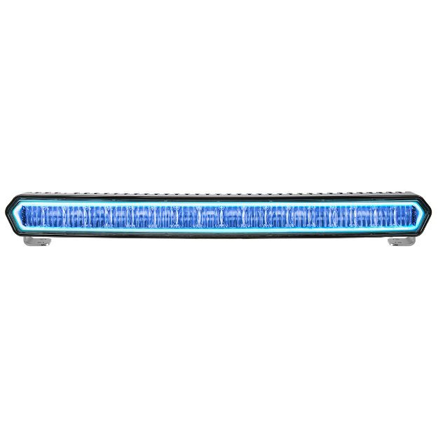 Picture of 20 Inch LED Light Bar Black W/Blue Halo Off Road SR-L Series Rigid Industries