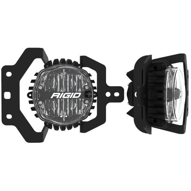 Picture of Jeep JL Fog Mount Kit For 18-20 Jeep JL Sport/Sport S W/1 Set 360-Series 4.0 Inch SAE Lights RIGID Industries