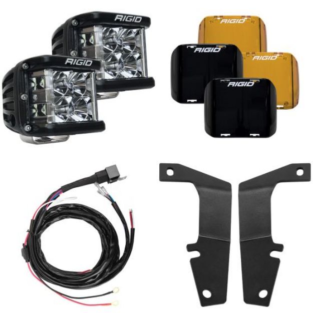 Picture of 2010-2020 Toyota 4Runner A-Pillar Light Kit, Includes D-SS Flood RIGID Industries