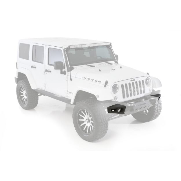 Picture of XRC M.O.D. Option Crawler Bumper End Plate 07-18 Wrangler JK Black Textured Smittybilt