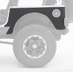 Picture of XRC Rear Corner Guards 97-06 Wrangler TJ and Rubicon Black Textured Smittybilt