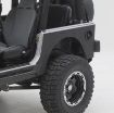 Picture of XRC Rear Corner Guards 97-06 Wrangler TJ and Rubicon Black Textured Smittybilt