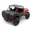 Picture of XRC Rear Corner Guards 87-95 Wrangler YJ Black Textured Smittybilt