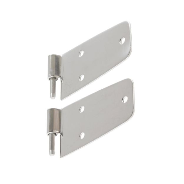 Picture of Door Hinges 76-93 Wrangler YJ/CJ Stainless Steel Set Of 4 For Full Steel Doors Smittybilt