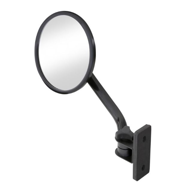 Picture of Trail Mirrors Round 97-2018 Wrangler JK/TJ Black Smittybilt