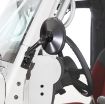 Picture of Trail Mirrors Round 97-2018 Wrangler JK/TJ Black Smittybilt