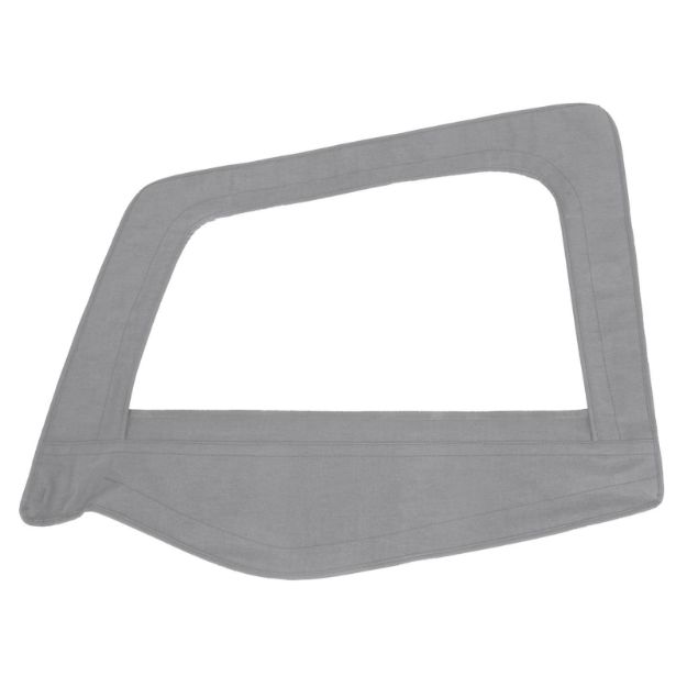 Picture of Soft Top Door Skin W/ Frame 87-95 Wrangler YJ Smittybilt