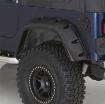 Picture of Fender Flares 97-06 Wrangler TJ/LJ 6 Inch Wide ABS Plastic Textured Black Smittybilt