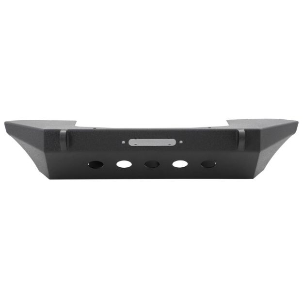 Picture of SRC Classic Front Bumper W/Winch Plate 07-18 Wrangler JK Black Textured Smittybilt