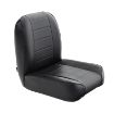 Picture of Front Seat 55-76 Jeep CJ Low Back Bucket Vinyl Black Smittybilt