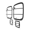 Picture of Euro Head Light Guards 87-95 Wrangler YJ Black 4 Piece Smittybilt