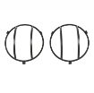 Picture of Euro Head Light Guards 07-18 Wrangler JK Black 2 Piece Smittybilt