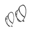 Picture of Euro Head Light Guards 07-18 Wrangler JK Black 2 Piece Smittybilt
