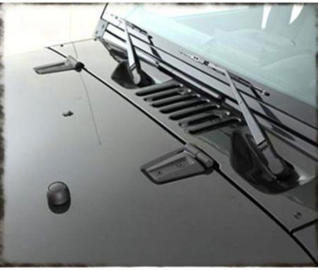 Picture of Hood Kit 07-18 Wrangler JK Black Smittybilt