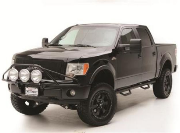 Picture of Nerf Steps 04-14 Ford F150 Super Cab 4 Step Gloss Black Smittybilt
