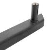 Picture of SRC Classic Rear Bumper 87-06 Wrangler CJ/TJ/YJ/LJ W/Hitch And Tire Carrier Black Textured Smittybilt