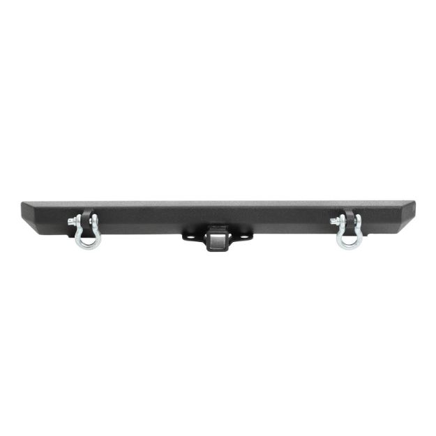 Picture of SRC Classic Rear Bumper W/D Rings 76-06 Wrangler CJ/TJ/TJ/LJ Black Textured Smittybilt