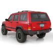 Picture of XRC Rear Bumper W/Hitch 84-01 Cherokee XJ Black Textured Smittybilt