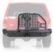 Picture of XRC Rear Bumper W/Hitch and Tire Carrier 84-01 Cherokee XJ Black Textured Smittybilt