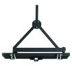 Picture of SRC Classic Rear Bumper 76-06 Wrangler CJ/YJ/TJ/LJ W/ D-Rings Hitch Tire Carrier Black Textured Smittybilt
