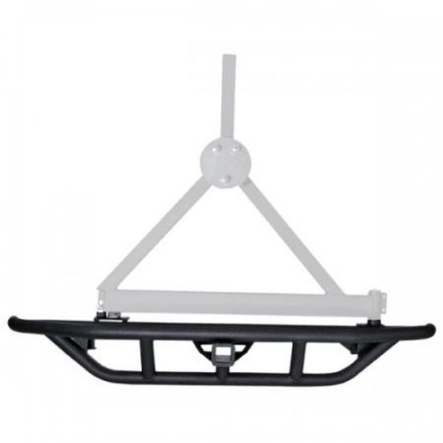 Picture of SRC Rear Bumper 87-06 Wrangler YJ/TJ/LJ Black Smittybilt