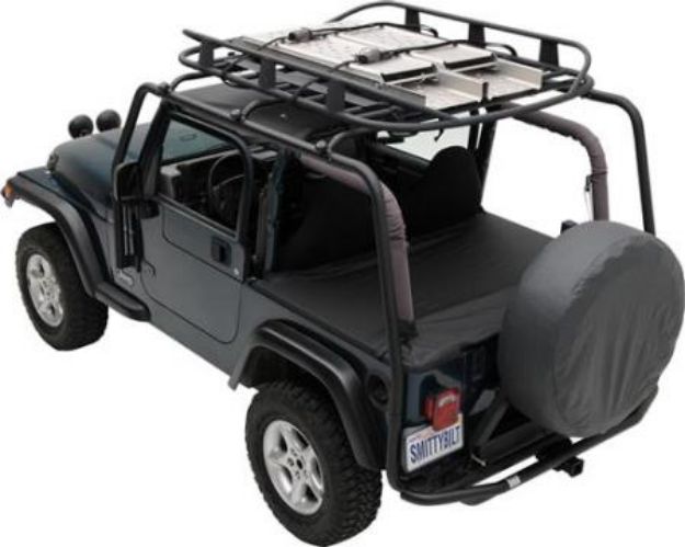 Picture of SRC Roof Rack 07-Pres Wrangler JK 300 Lb Rating Black Textured Smittybilt