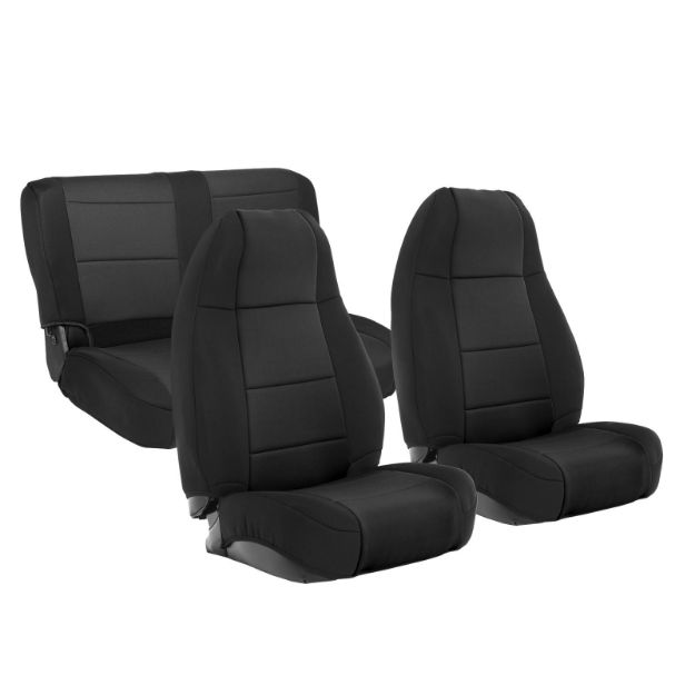 Picture of Neoprene Seat Cover 76-90 Wrangler CJ/YJ Set Front/Rear Smittybilt 