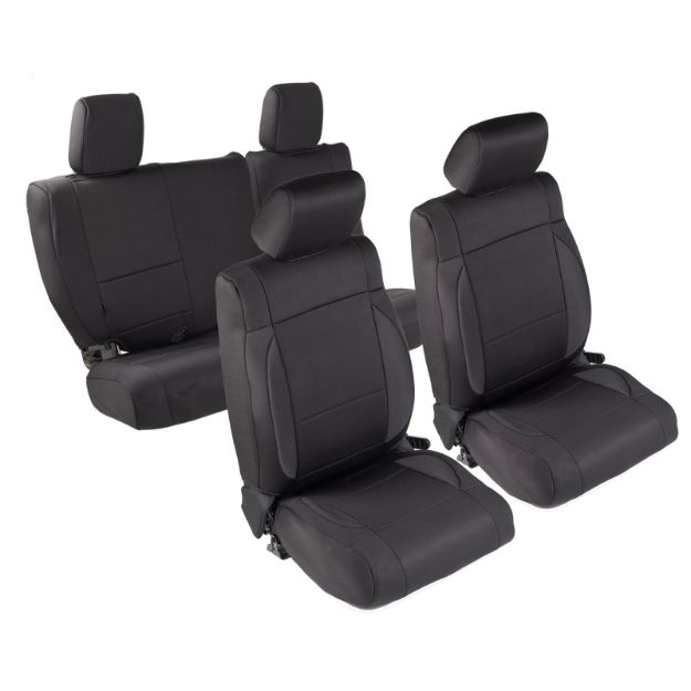 Picture of Neoprene Seat Cover 2007 Wrangler JK 4 DR Set Front/Rear Smittybilt 