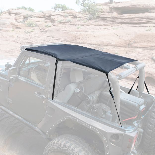 Picture of Extended Soft Top 07-09 Wrangler JK Black Diamond Smittybilt