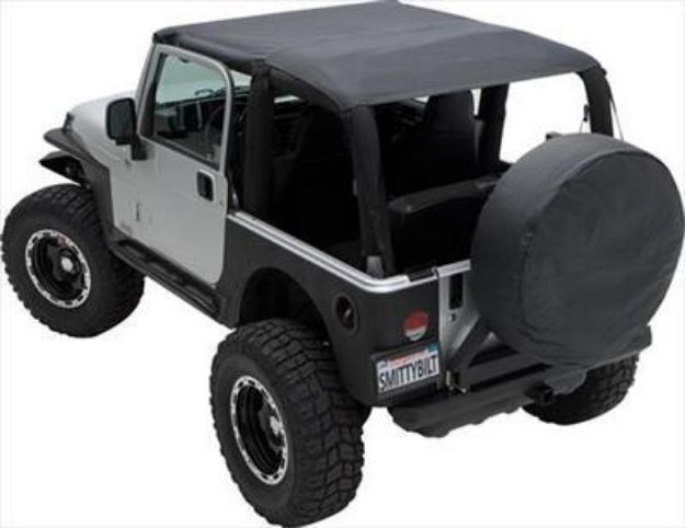 Picture of Mesh Extended Soft Top 10-Pres Wrangler JK Black Smittlybilt
