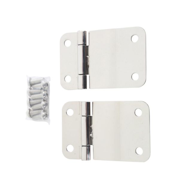 Picture of Tailgate Hinges 76-86 Wrangler YJ/CJ Stainless Steel Smittybilt