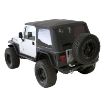 Picture of XRC Rear Swing Away Tire Carrier 87-06 Wrangler YJ/TJ/LJ Black Textured Smittybilt