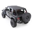 Picture of Tonneau Cover Extension 07-18 Wrangler JK 4 DR Black Diamond Smittybilt