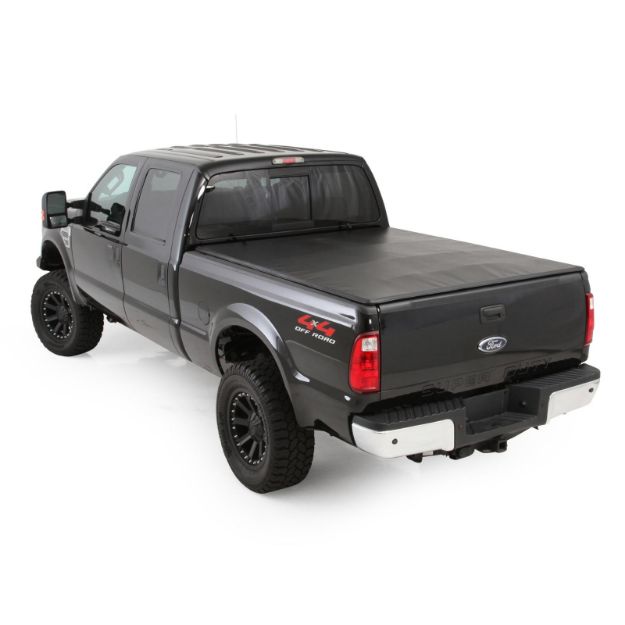 Picture of Smart Cover Truck Bed Cover 99-12 Ford F250,350 Sudperduty 81.8 Inch No Tailgate Step Vinyl Black Smittybilt