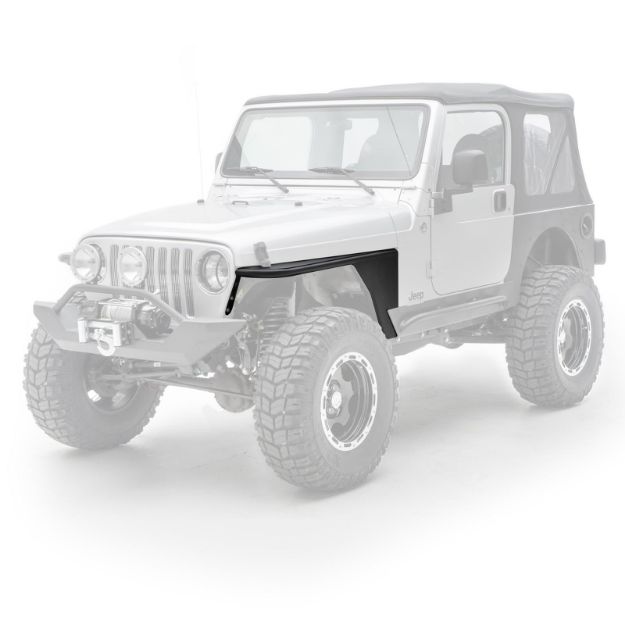 Picture of XRC Front Tube Fenders 97-06 Wrangler TJ/LJ Black Textured Smittybilt