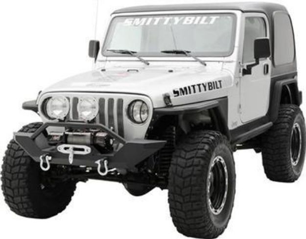 Picture of XRC Front Tube Fenders 87-95 Wrangler YJ Black Textured SmittyBilt