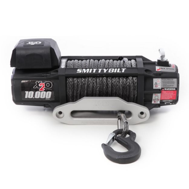 Picture of X2O 10 Comp Gen2 10,000 lb Winch Comp Series W/Synthetic Rope Aluminum Fairlead Smittybilt