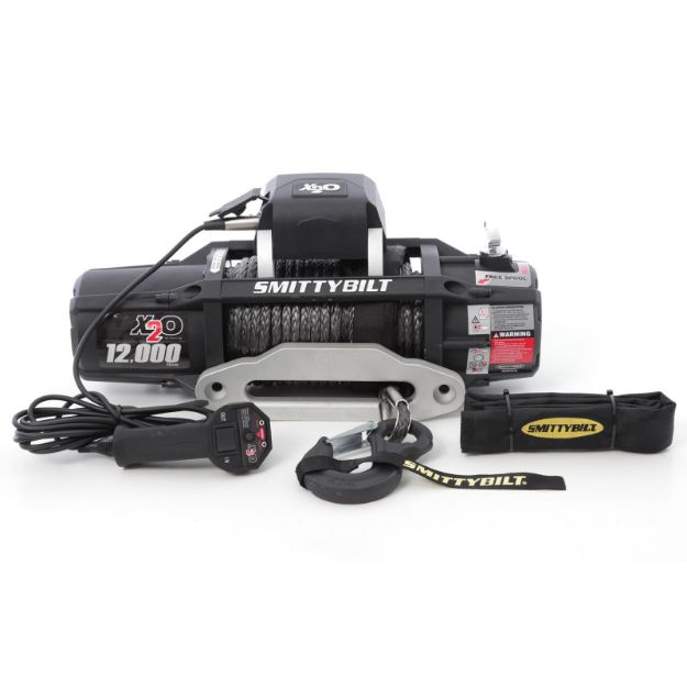 Picture of X2O 12 Comp Gen2 12,000 lb Winch Comp Series W/Synthetic Rope Aluminum Fairlead Smittybilt