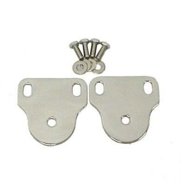Picture of Inside Windshield Brackets 76-95 Wrangler YJ/CJ Stainless Steel Smittybilt