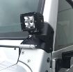 Picture of Windshield Hinge Light Bracket 97-06 Wrangler TJ/LJ Black Smittybilt