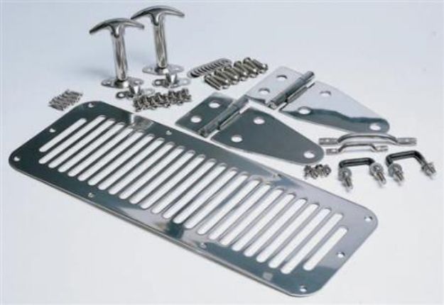 Picture of Complete Hood Kit 76-95 Wrangler CJ/YJ Stainless Steel Smittybilt